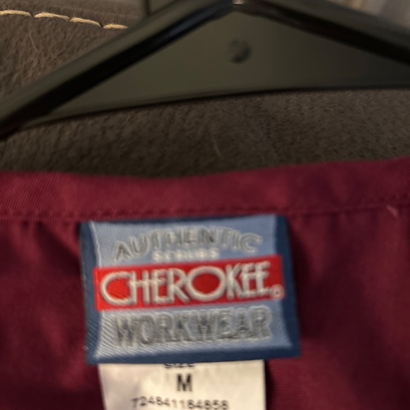 Wine color Men’s Scrub Set - Picture 2 of 4